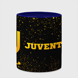 Кружка 3D Juventus - gold gradient по-горизонтали, цвет: 3D-белый + синий — фото 2