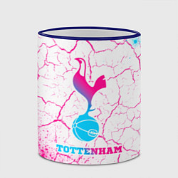 Кружка 3D Tottenham neon gradient style, цвет: 3D-синий кант — фото 2