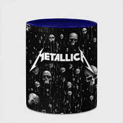 Кружка 3D Metallica - rock, цвет: 3D-белый + синий — фото 2