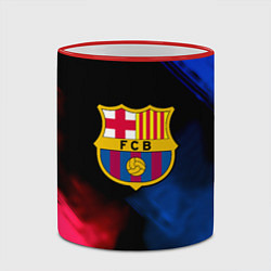 Кружка 3D Barcelona fc club gradient smoke, цвет: 3D-красный кант — фото 2