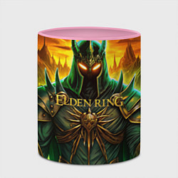 Кружка 3D Elden Ring black knight, цвет: 3D-белый + розовый — фото 2