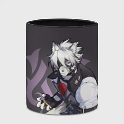 Кружка 3D Von Lycaon - Zenless Zone Zero, цвет: 3D-белый + черный — фото 2
