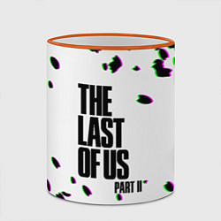 Кружка 3D The last of us лепестки, цвет: 3D-оранжевый кант — фото 2