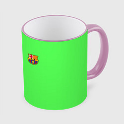 Кружка 3D Barcelona fc sport line, цвет: 3D-розовый кант