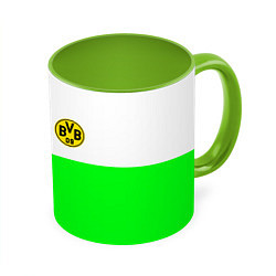 Кружка 3D Borussia color cport, цвет: 3D-белый + светло-зеленый