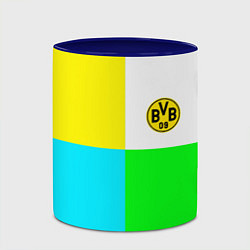 Кружка 3D Borussia color cport, цвет: 3D-белый + синий — фото 2