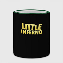 Кружка 3D Little Inferno roglike, цвет: 3D-зеленый кант — фото 2