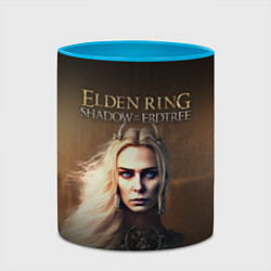 Кружка 3D Elden ring - Middle Ages, цвет: 3D-белый + небесно-голубой — фото 2