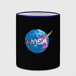 Кружка 3D NASA космическое лого, цвет: 3D-синий кант — фото 2