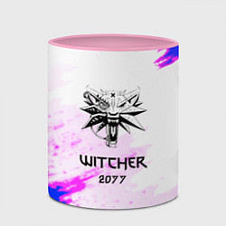 Кружка 3D The Witcher colors neon, цвет: 3D-белый + розовый — фото 2