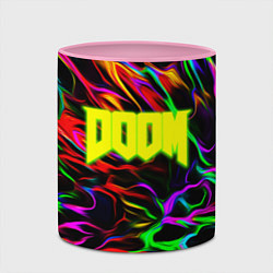 Кружка 3D Doom optical colors, цвет: 3D-белый + розовый — фото 2