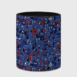 Кружка 3D Человечки панки, цвет: 3D-белый + черный — фото 2