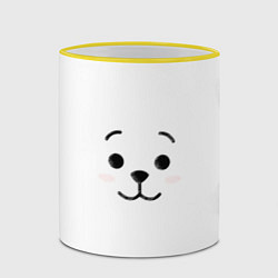 Кружка 3D BT21 RJ, цвет: 3D-желтый кант — фото 2