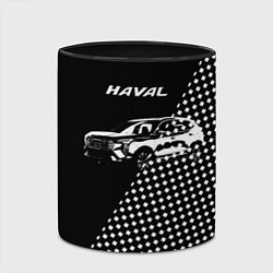 Кружка 3D Haval чёрно-белый, цвет: 3D-белый + черный — фото 2