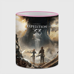 Кружка 3D Герои Clair Obscur expedition 33, цвет: 3D-розовый кант — фото 2
