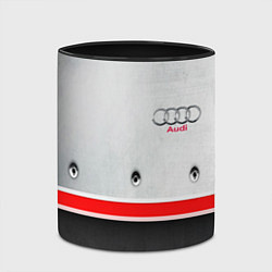 Кружка 3D Audi metal sport, цвет: 3D-белый + черный — фото 2