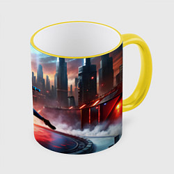 Кружка 3D Deadlock Haze, цвет: 3D-желтый кант