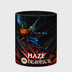 Кружка 3D Deadlock Haze dark, цвет: 3D-белый + черный — фото 2