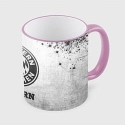 Кружка 3D Bayern - white gradient, цвет: 3D-розовый кант