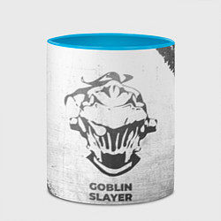 Кружка 3D Goblin Slayer - white gradient, цвет: 3D-белый + небесно-голубой — фото 2