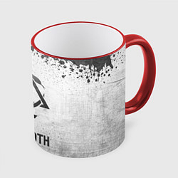 Кружка 3D Behemoth - white gradient, цвет: 3D-красный кант