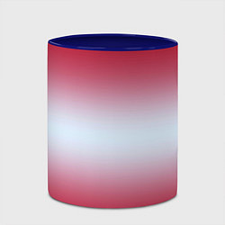 Кружка 3D Gradient color, цвет: 3D-белый + синий — фото 2