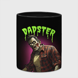 Кружка 3D Dadster - zombie - на хэллоуин, цвет: 3D-белый + черный — фото 2