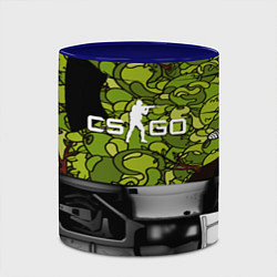 Кружка 3D Counter strike game skin, цвет: 3D-белый + синий — фото 2