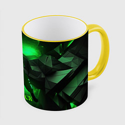 Кружка 3D Deadlock Viscous, цвет: 3D-желтый кант