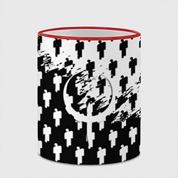 Кружка 3D Quake pattern men, цвет: 3D-красный кант — фото 2