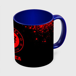 Кружка 3D Chelsea - red gradient, цвет: 3D-белый + синий