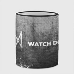 Кружка 3D Watch Dogs - grey gradient по-горизонтали, цвет: 3D-черный кант — фото 2