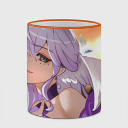 Кружка 3D Honkai Star Rail Robin, цвет: 3D-оранжевый кант — фото 2