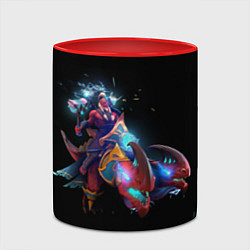 Кружка 3D Disruptor dota 2, цвет: 3D-белый + красный — фото 2