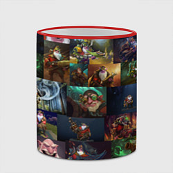 Кружка 3D Sniper Dota 2, цвет: 3D-красный кант — фото 2