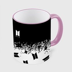 Кружка 3D Marshmello dj pattern краски, цвет: 3D-розовый кант