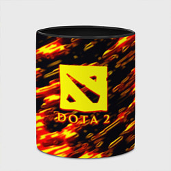Кружка 3D DOTA2 огенный стиль текстура, цвет: 3D-белый + черный — фото 2