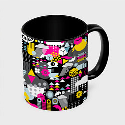 Кружка цветная Цветной абстрактный паттерн