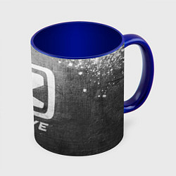 Кружка 3D Zotye - grey gradient, цвет: 3D-белый + синий