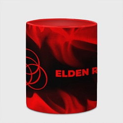 Кружка 3D Elden Ring - red gradient по-горизонтали, цвет: 3D-белый + красный — фото 2