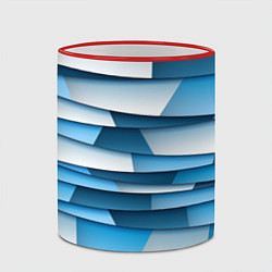 Кружка 3D Geometry line, цвет: 3D-красный кант — фото 2
