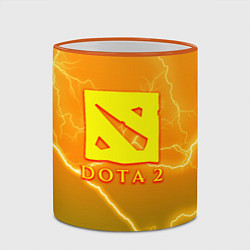 Кружка 3D DOTA storm, цвет: 3D-оранжевый кант — фото 2