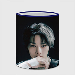 Кружка 3D Stray Kids I N Giant concept, цвет: 3D-синий кант — фото 2