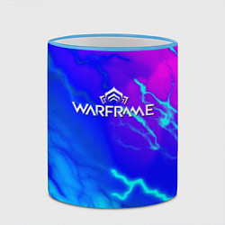 Кружка 3D Warframe neon storm, цвет: 3D-небесно-голубой кант — фото 2