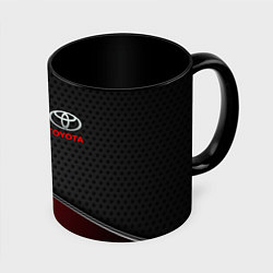 Кружка 3D Toyota auto car, цвет: 3D-белый + черный