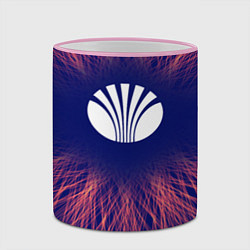 Кружка 3D Daewoo red energy, цвет: 3D-розовый кант — фото 2