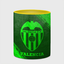 Кружка 3D Valencia - green gradient, цвет: 3D-белый + желтый — фото 2