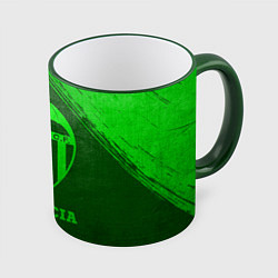 Кружка 3D Valencia - green gradient, цвет: 3D-зеленый кант