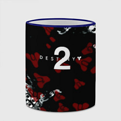 Кружка 3D Destiny 2 logo game, цвет: 3D-синий кант — фото 2