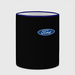 Кружка 3D FORD logo auto, цвет: 3D-синий кант — фото 2